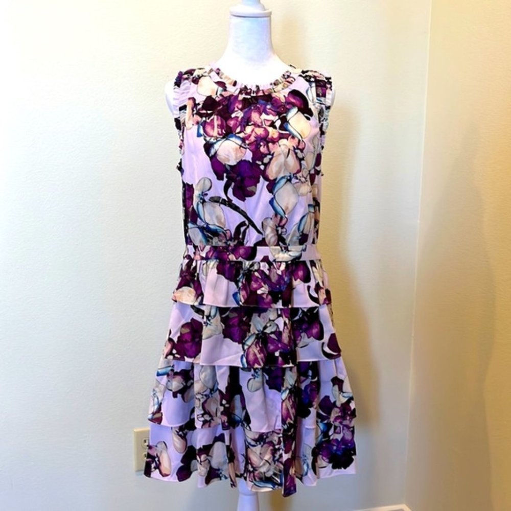 Banana republic Iris dress purple color